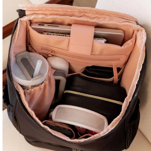 Poppy & Peonies The Summit Backpack Black - Picture 3 of 10